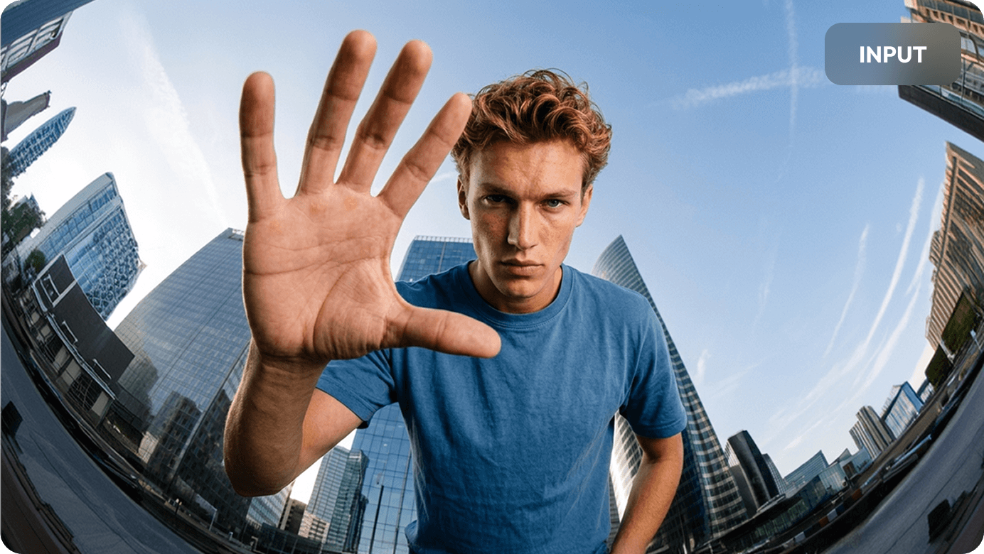 صورة شخصية مرجعية تم تحميلها لإنشاء صورة بالذكاء الاصطناعي